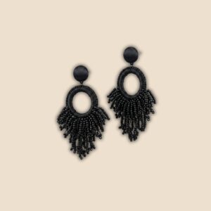 Midnight Noir Poetic Earrings