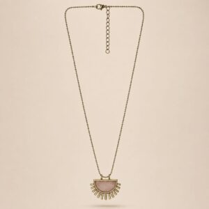 Pink Pendant Necklace