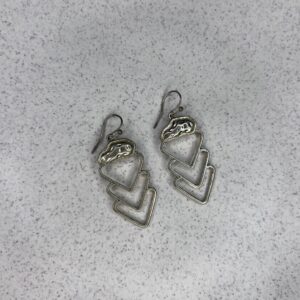 Solis Chevron Dangle Earrings