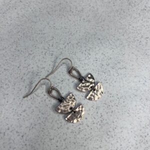 Luna Tiered Geometric Dangle Earrings
