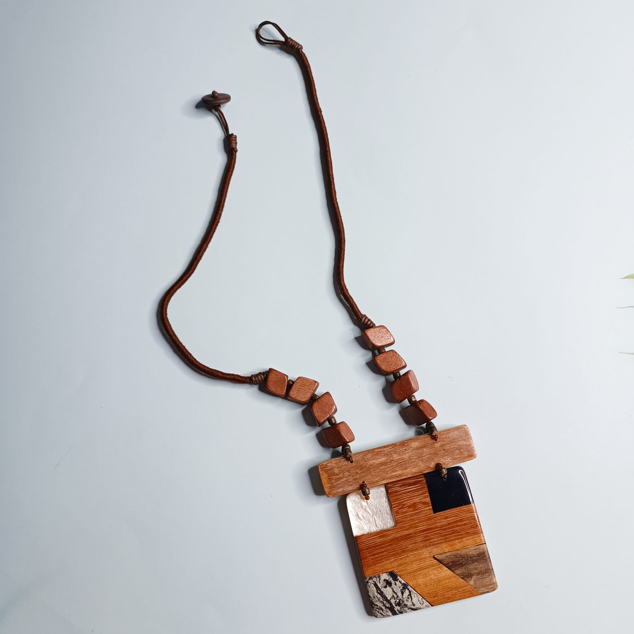 Mixed Media Pendant Necklace - Image 5