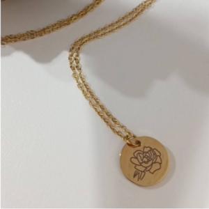 Stainless Steel Medallion Necklace