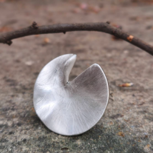 Silver Split Disc Ring