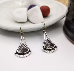 Smoky Drop Earrings