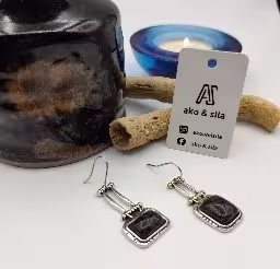 Square Drop Earrings
