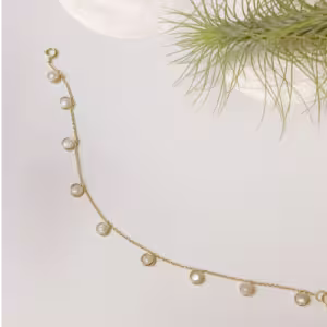 Pearl Station Chain Bracelet