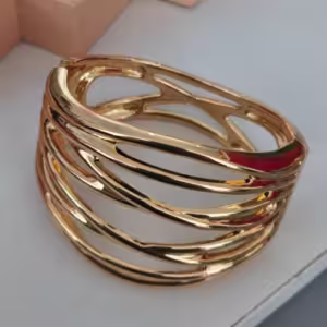 Gold Layered Cuff Bracelet
