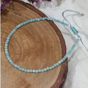 Aqua Natural Stone Bracelet