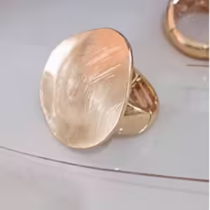 Gold Petal Statement Ring