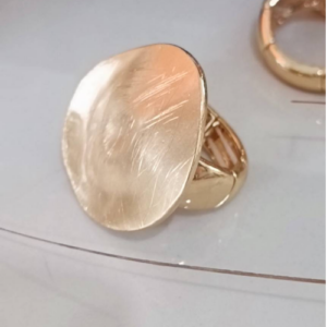 Gold Petal Statement Ring