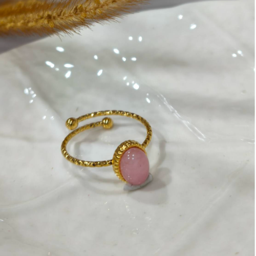 Blush Double Band Ring