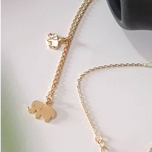 Gold Clover Necklace