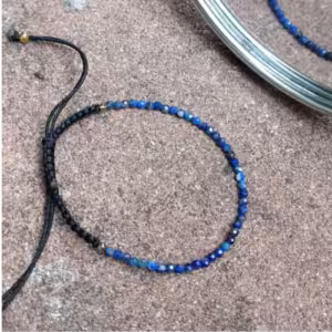 Blue Beaded Bracelet
