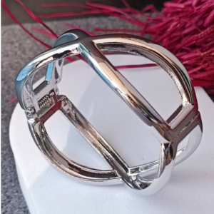 Silver Rectangular Link Bracelet