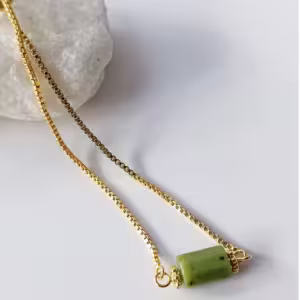 Green Jade Slider Bracelet