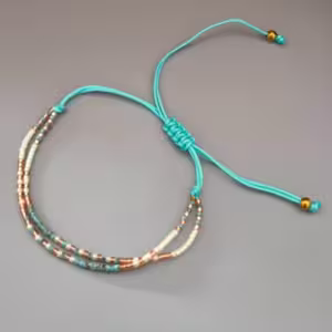 Blue Beaded Bracelet