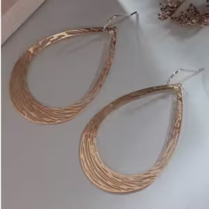 Gold Ball Threader Earrings