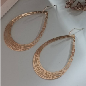 Golden Ball Threader Earrings