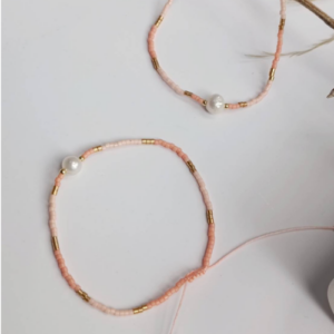 Pink Pearl Accent Bracelet