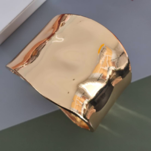 Gold Wide Cuff Bracelet