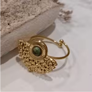 Olive Elegance Ring