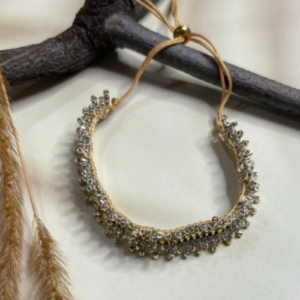 Grey Acrylic Cuff Bracelet