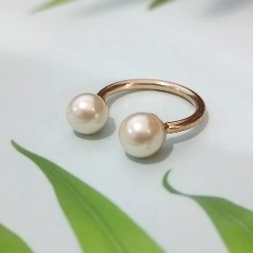 Pearl Open Ring