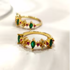 Multicolor Floral Ring