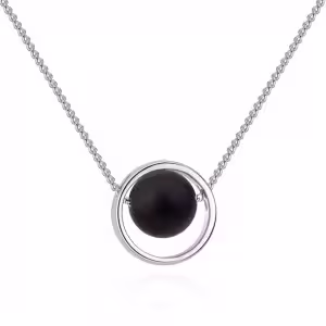 Black Orbit Necklace