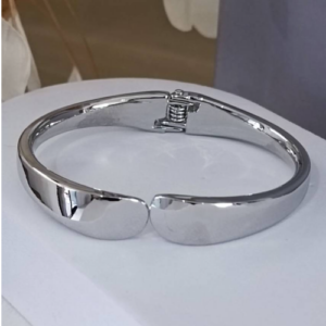 Silver Wave Cuff Bracelet