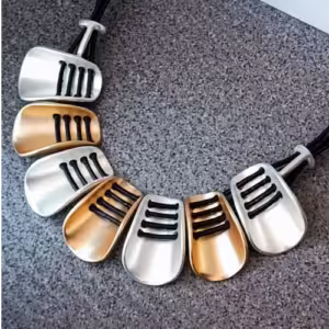 Mixed Metal Collar Necklace