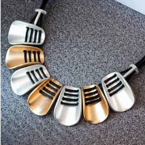 Mixed Metal Collar Necklace