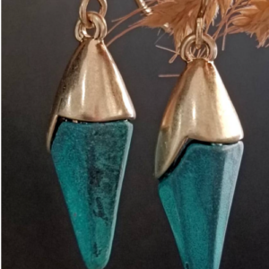 Pyramid Drop Earrings