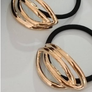 Gold Triple Band Hair Tie