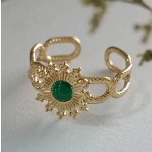 Emerald Crown Ring