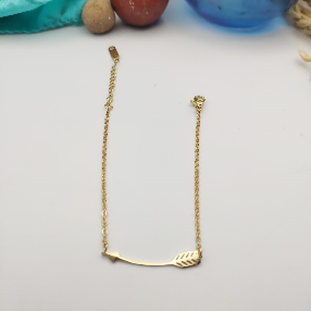 Gold Arrow Chain Bracelet