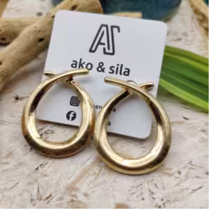 Gold Double Hoop Earrings