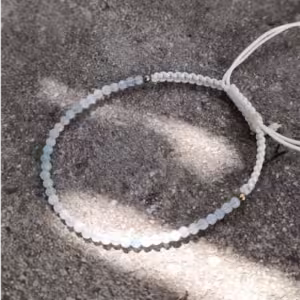 White Beaded Bracelet