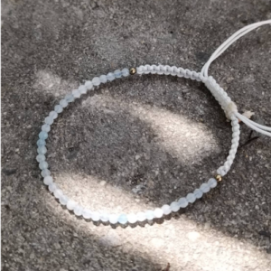 White Beaded Bracelet