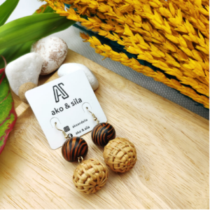 Rattan Ball Drop Earrings