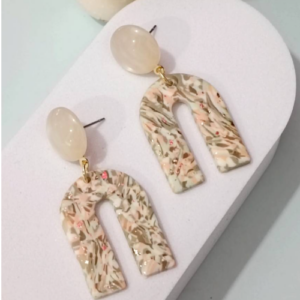 Terrazzo Arch Earrings