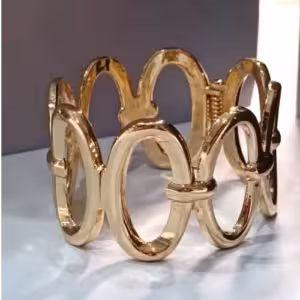 Gold Oval Link Bracelet