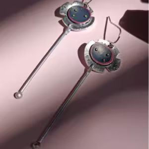 Long Bar Drop Earrings