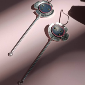 Long Bar Drop Earrings