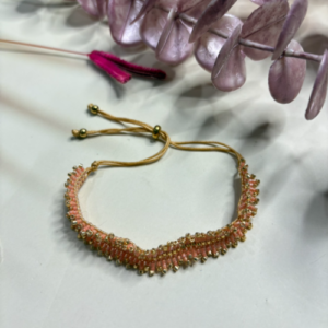 Light Orange Acrylic Cuff Bracelet