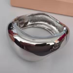 Silver Twisted Cuff Bracelet