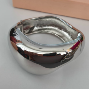 Silver Twisted Cuff Bracelet