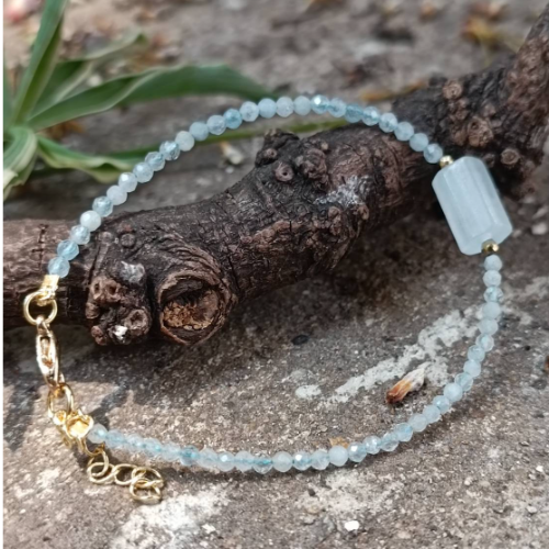Light Grey Stone Bracelet