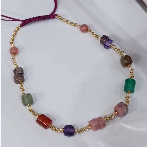 Purple Multistone Bracelet