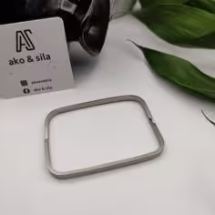 Gunmetal Rectangle Bangle
